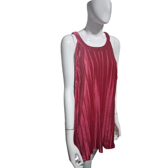 Torrid Velvet Women's size 2X Torrid Pleated Goddess Casual Halter Tank Top - Picture 2 of 12